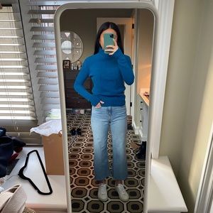 J crew Mockneck sweater in supersoft yarn